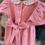 Abito rosa ricamato Mariella Ferrari ABN12MC