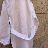Grembiule LAB bianco con collo tondo