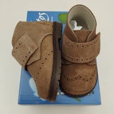 Suede leather shoes strap sand B2138