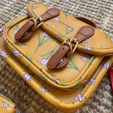 Borsa cartellina con tracolla tulipani Naj-Oleari