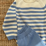 Set spezzato newborn azzurro e latte DK213