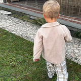 Giacca camicia Magil velluto millerighe color sabbia IN13020