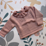 Maglioncino colletto frill rosa Mi Lucero x LA NUVOLA LAB I25271