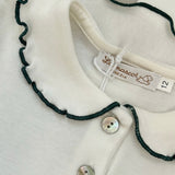 Polo latte con prillino in contrasto La Mascot 541203020