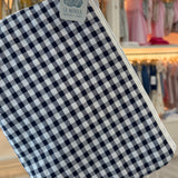 Pochette LAB vichy bianco e blu