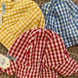 Cappellino LAB fantasia vichy con laccino