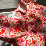 Polo LAB Ludo collo frill fantasia fiori