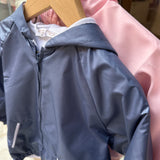 Giubbino giacca antivento con cappuccio blu La Mascot 55/4003111