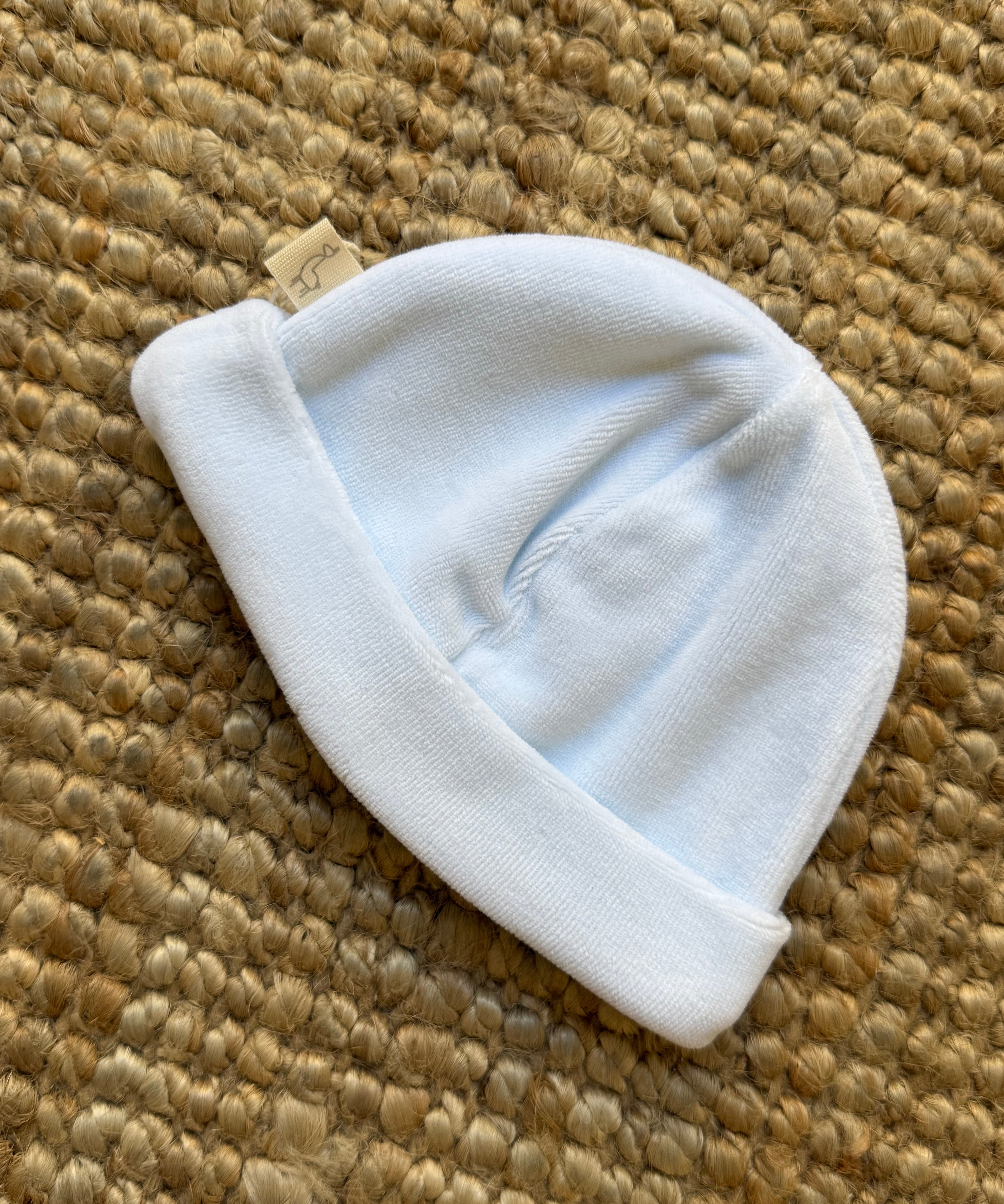 Cappellino ciniglia azzurro BG252 BabyGi