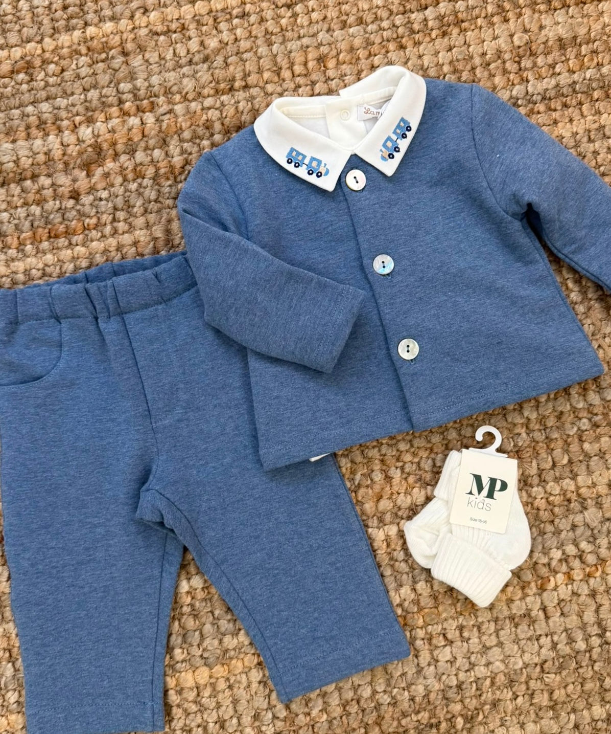 Body manica lunga ricamo trenino La Mascot 566309007