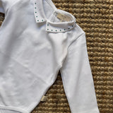 Body colletto ricamato pois BG19B BabyGi