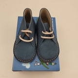 Blue Jeans Suede Lace Up Shoes B2143