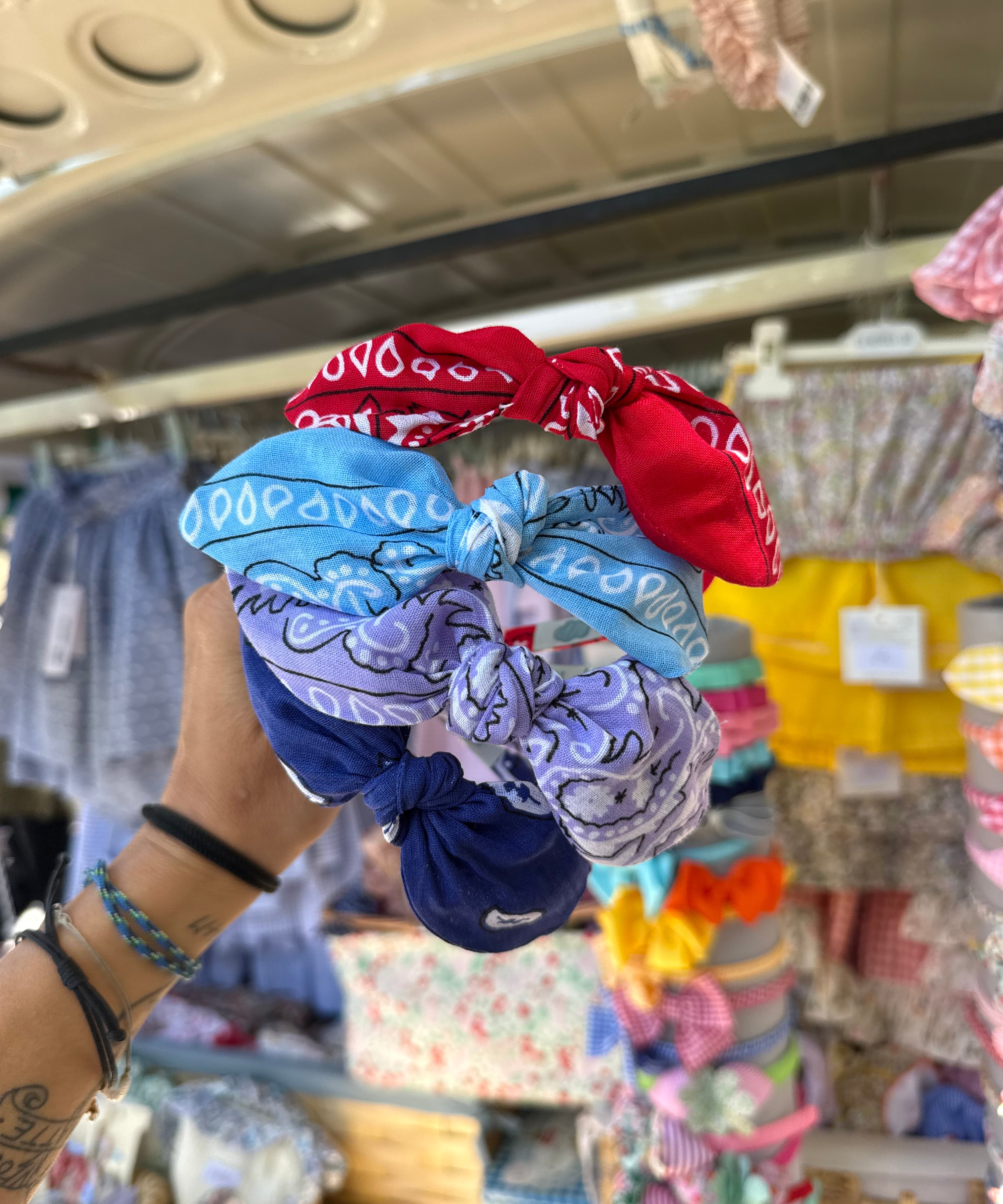 Cerchietto LAB fiocco nodo rigido bandana