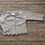Cardigan newborn sabbia DBI25810