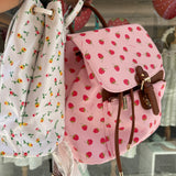 Zaino rosa con lamponi Naj-Oleari