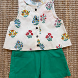 Shorts verde Compania Fantastica 43423