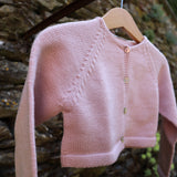 Cardigan girocollo rosa Mi Lucero x LA NUVOLA LAB I25293