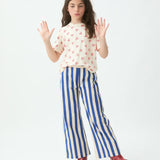 Pantaloni rigoni burro e blu Compania Fantastica 41417