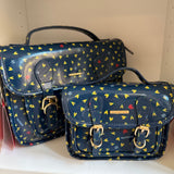 Borsa cartellina con tracolla cuoricini Naj-Oleari