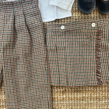 Gonna kilt pied de poule Mariella Ferrari GNE5