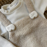 Tutina ciniglia salopette teddy DBI25140