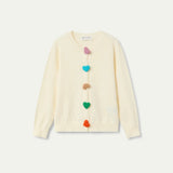 Cardigan bottoni a forma di cuore Compania Fantastica 10306
