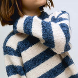 Maglione righe blu e latte Compania Fantastica 10302