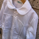 Grembiule LAB bianco con collo tondo