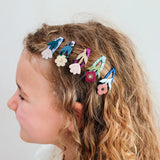 Pack 5 mollette clic-clac fiori Mimi & Lula