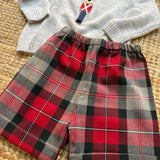 Bermuda LAB tartan grigio