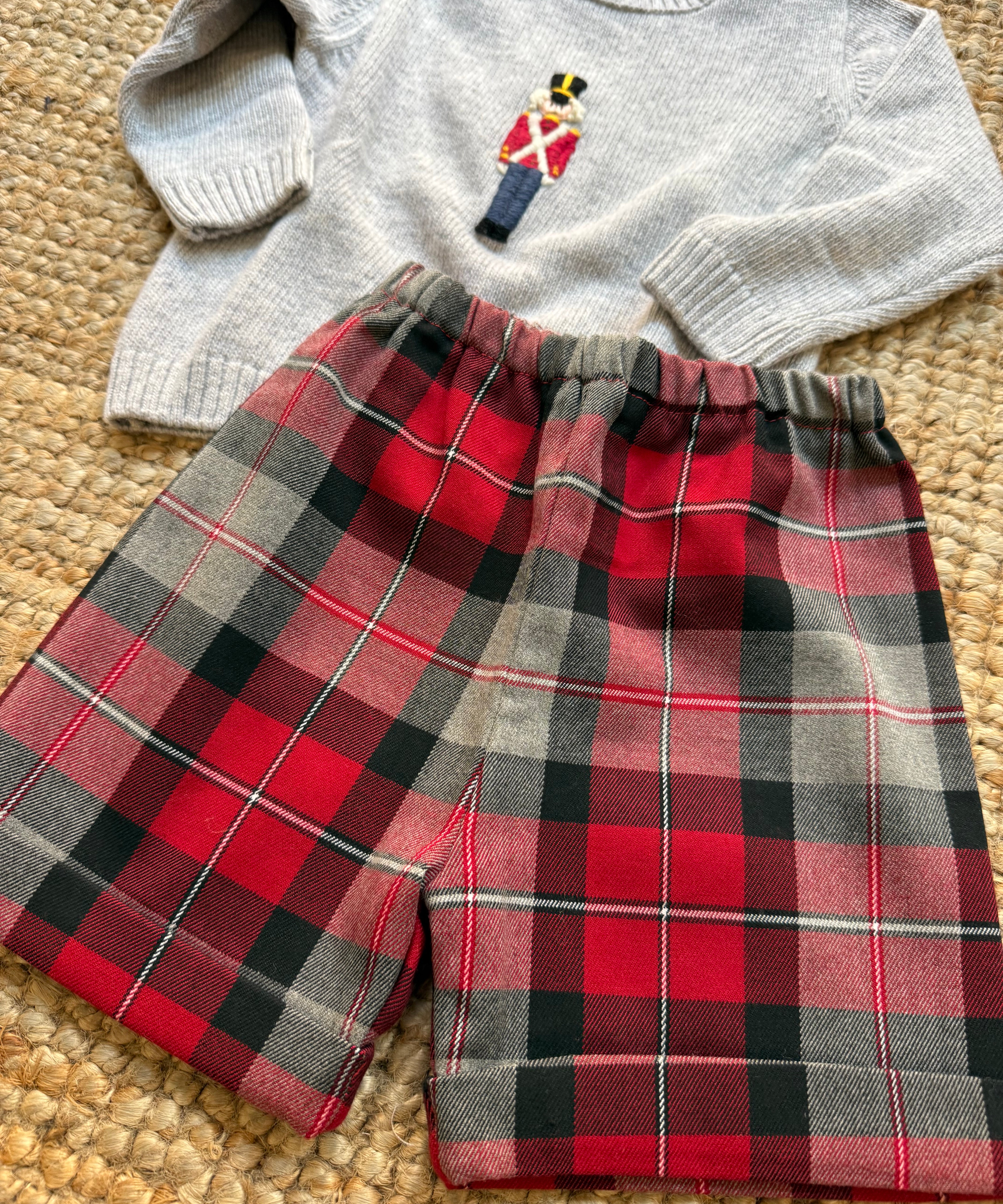 Bermuda LAB tartan grigio