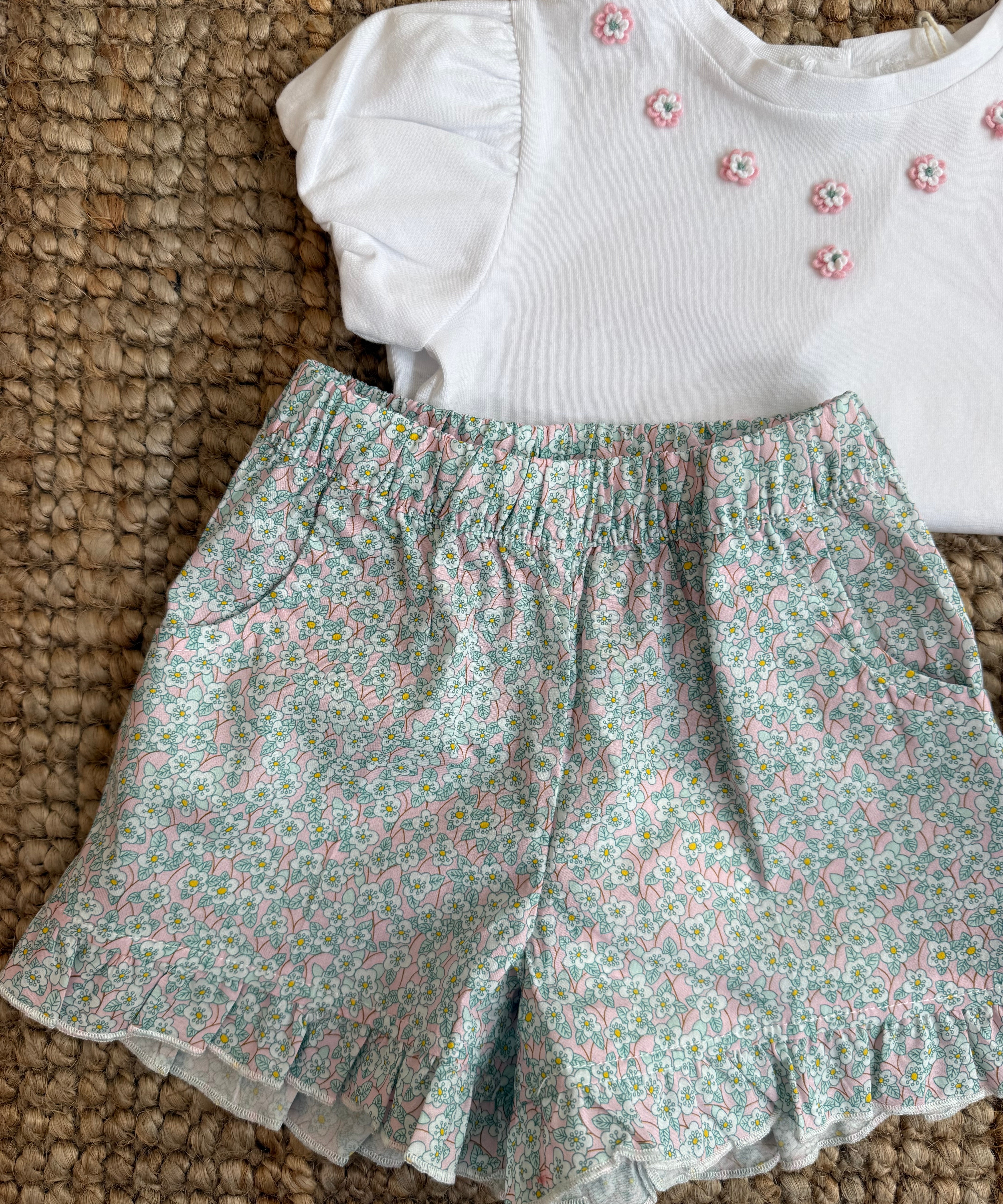 Shorts fantasia fiorellini Malvi & Co S26I129SHPR