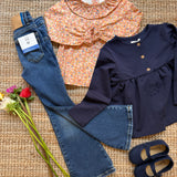 Giacchina blu Time to Bloom 133307