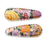 Pack 2 mollette clips Audrey tessuto Liberty of London