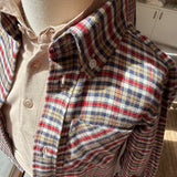 Camicia in flanella quadro toni rosso DK500 DrKid