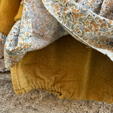 Completo newborn camicetta fiorellini e bloomers velluto Mariella Ferrari PGA1 CMO13BISML