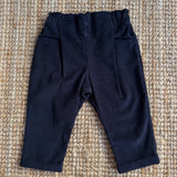 Pantalone velluto a costine taschine con serpentina blu Dr Kid DK351
