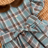 Abito tartan con cintura Mariella Ferrari ABC11MC