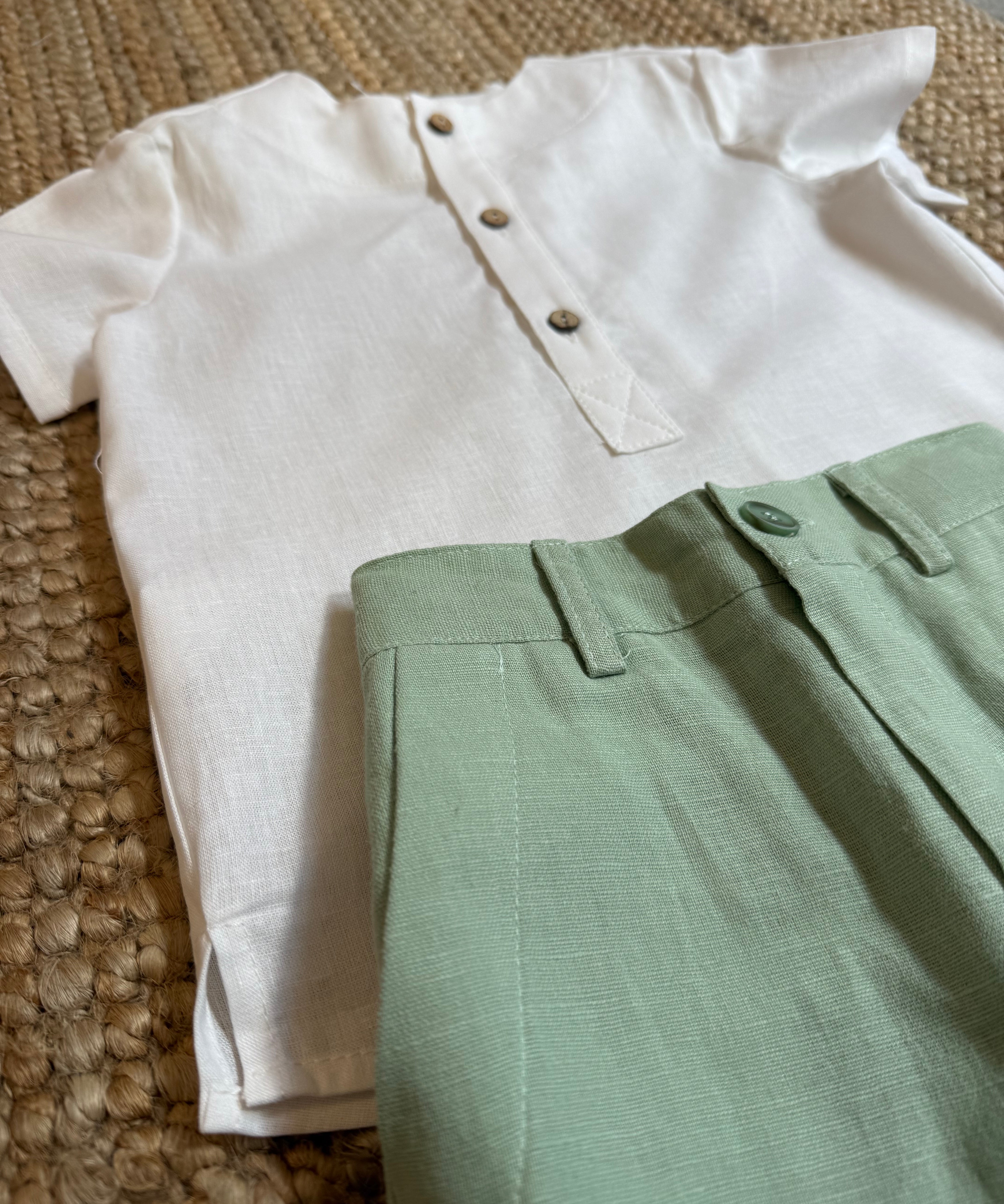 Bermuda classico menta B8975