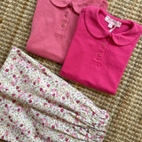 Polo con colletto rotondo rosa babol Mariella Ferrari CAI9