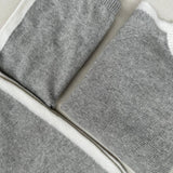 Completo misto cashmere grigio chiaro profilo latte FW24LU24MA + FW24LU24PA