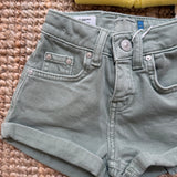 Shorts in denim oliva high rise Elida LTB