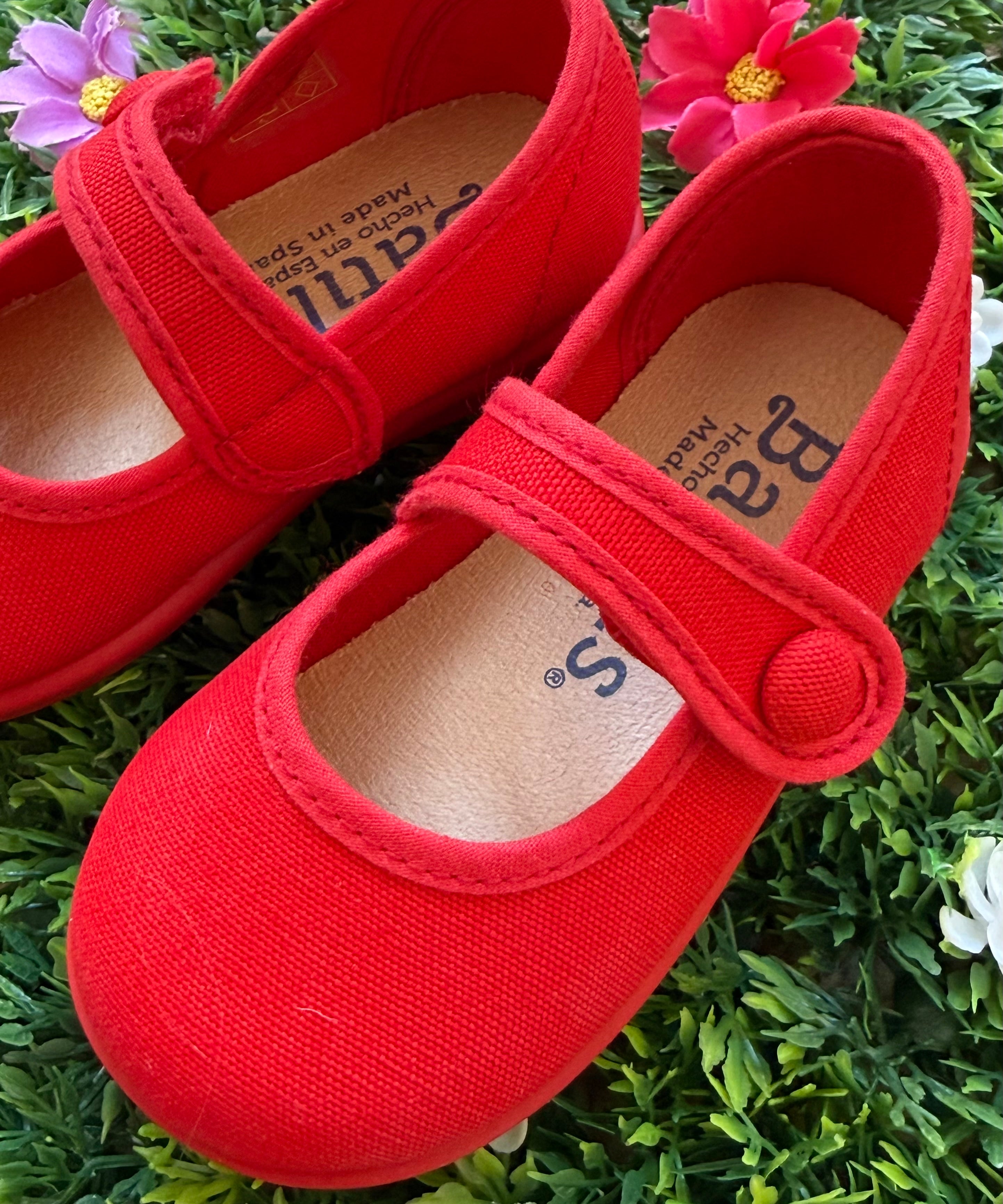 Scarpe ballerine rosso art 17301