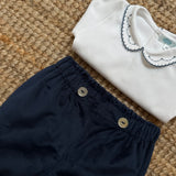 Bloomers velluto liscio blu Malvi FCCI123CUVV