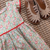 Abito scamiciato fantasia pesche Mariella Ferrari STF6