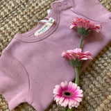 T-shirt mezza manica lavorazione pointelle rosa Pigeon 26POIT