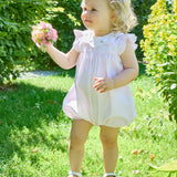 Pagliaccetto in piqué rosa Charlotte Kidiwi 36153