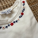 T-shirt ricamata a mano Malvi FCCM031CAJJ