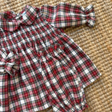 Abito LAB tartan con boomers abbinata