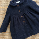 Cappottino bouclé blu Mariella Ferrari GDB4BIS